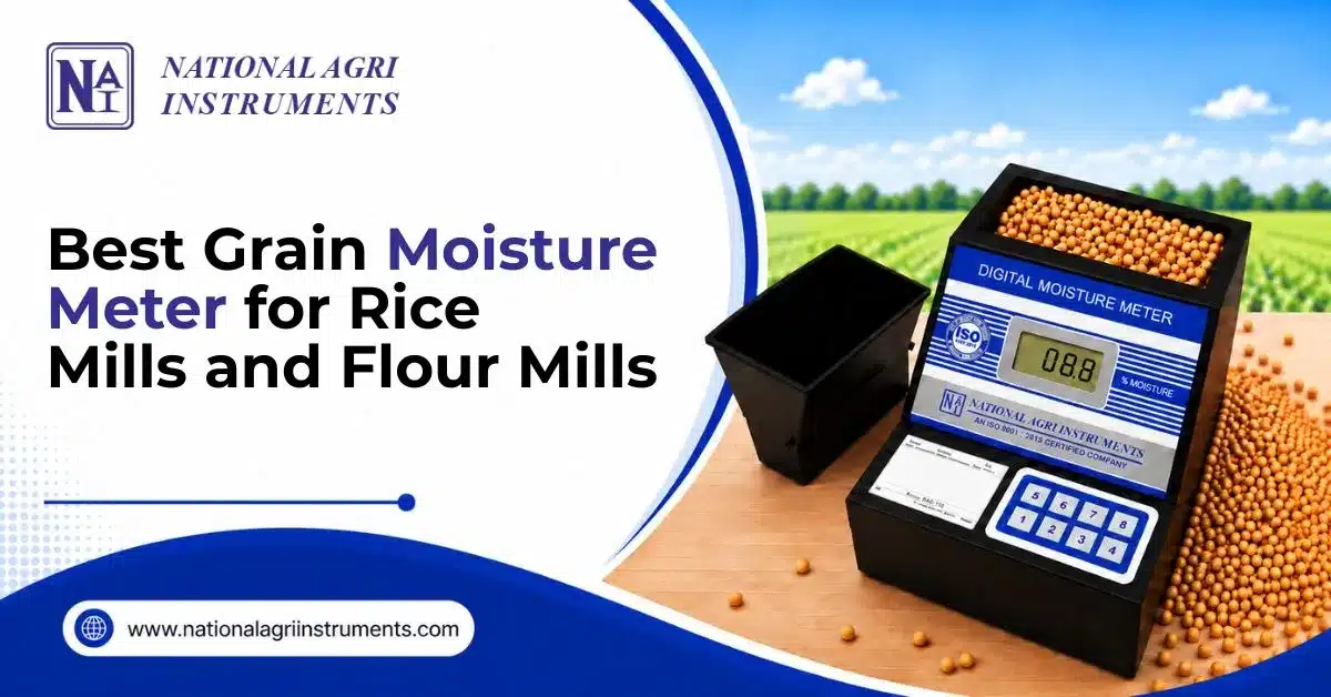 Best Grain Moisture Meter for Rice Mills and Flour Mills